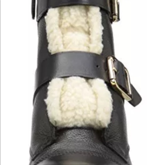 New Nine West Boots Sz 9.5 White & 10 black buckle - Picture 8 of 8